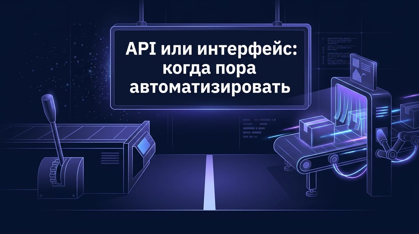 API или интерфейс: когда пора автоматизировать