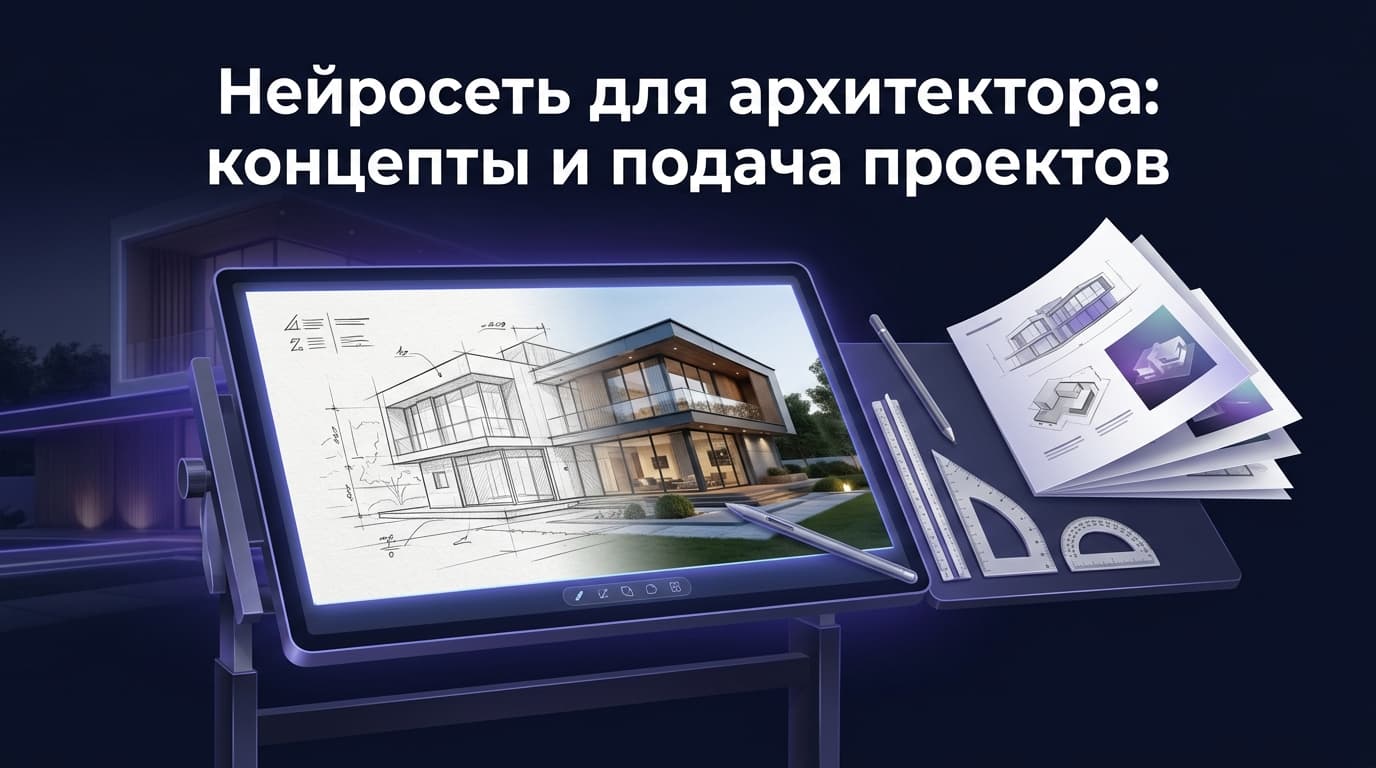 Нейросеть для архитектора: концепты и подача проектов