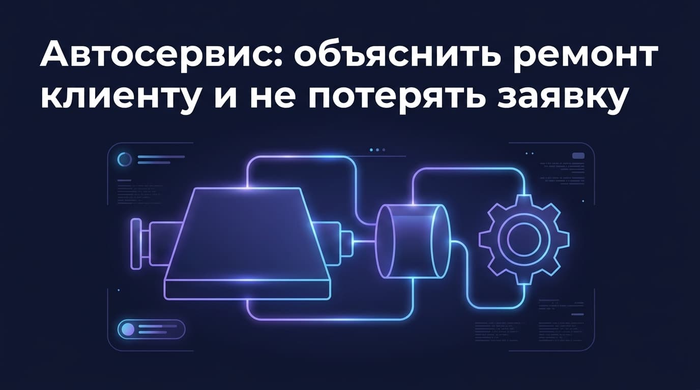Автосервис: объяснить ремонт клиенту и не потерять заявку