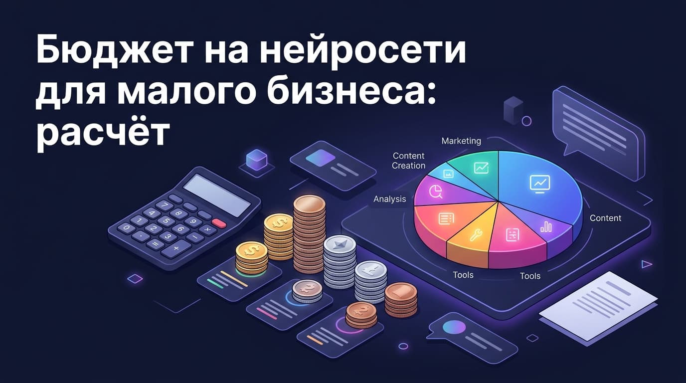 Бюджет на нейросети для малого бизнеса: расчёт