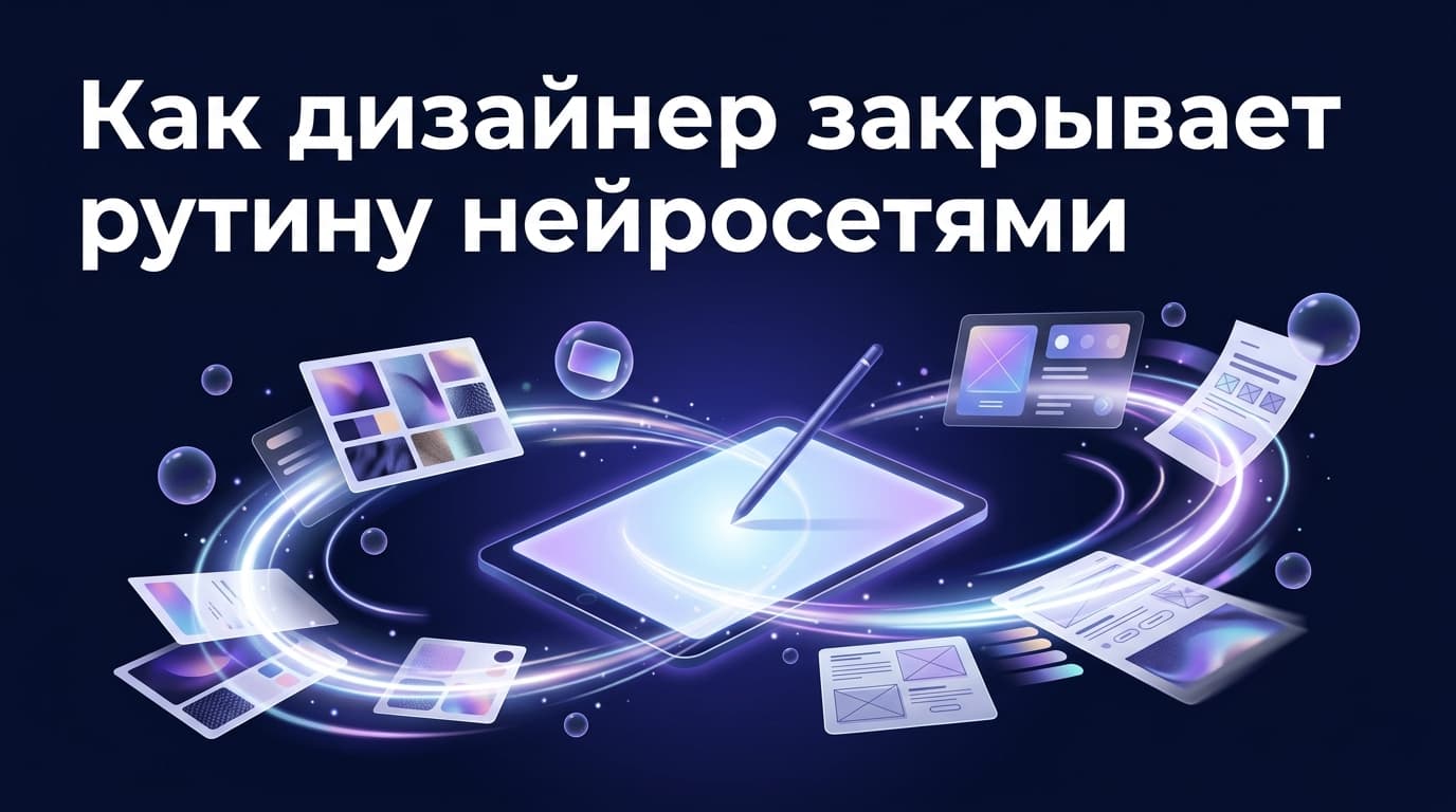 Как дизайнер закрывает рутину нейросетями