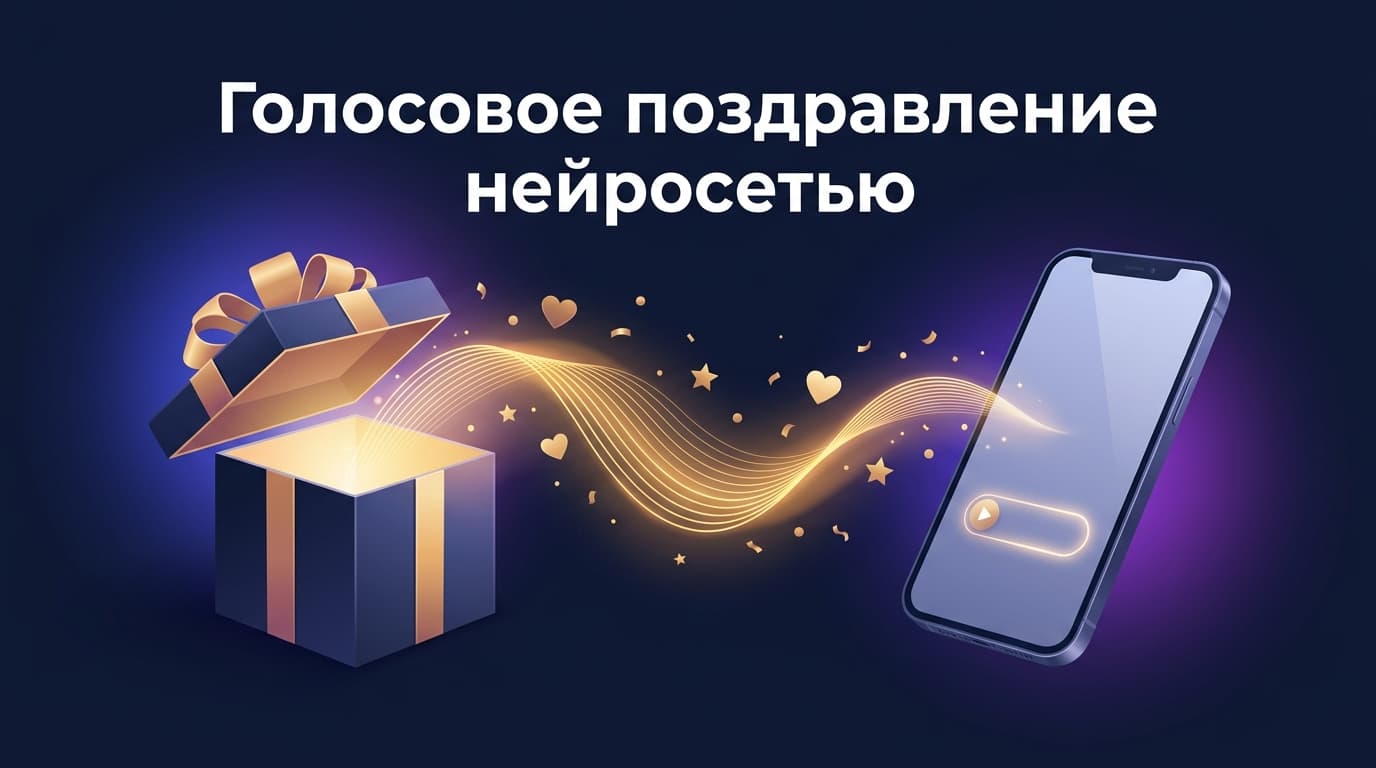 Голосовое поздравление нейросетью