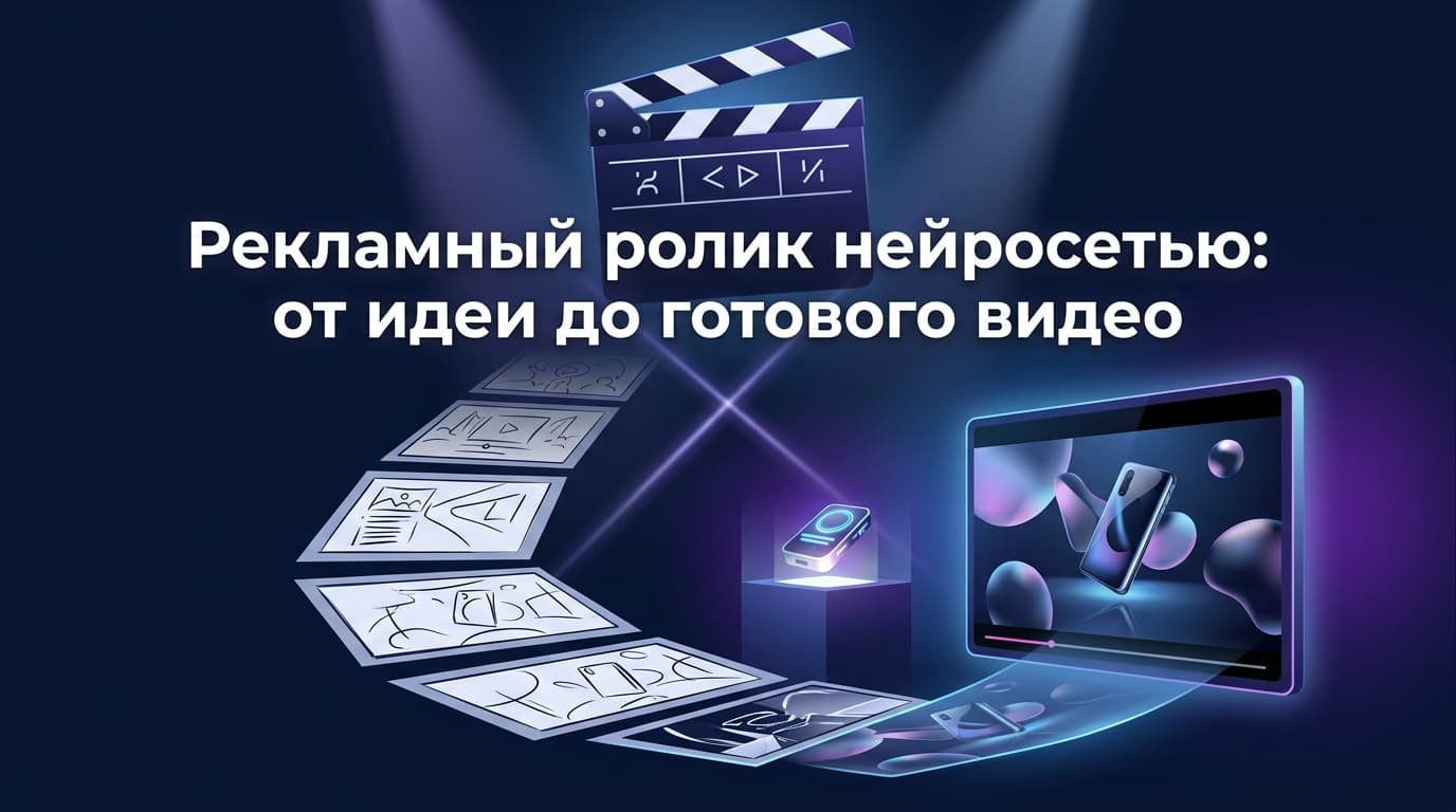 Рекламный ролик нейросетью: от идеи до готового видео