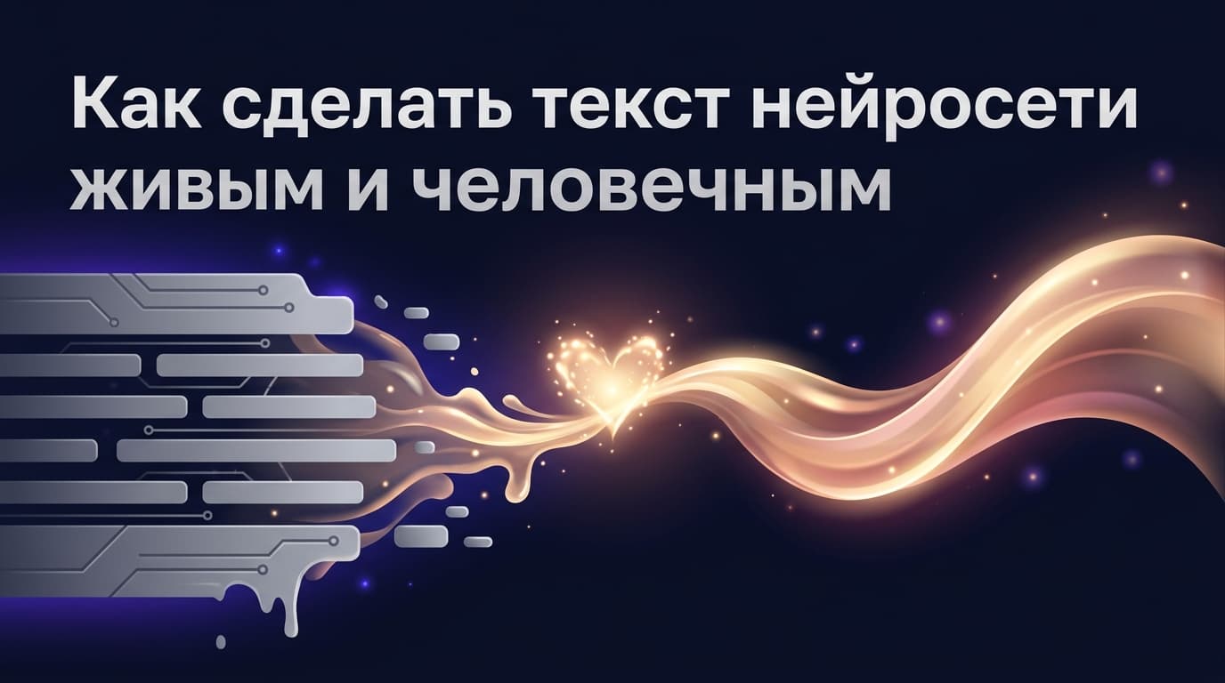 Как сделать текст нейросети живым и человечным