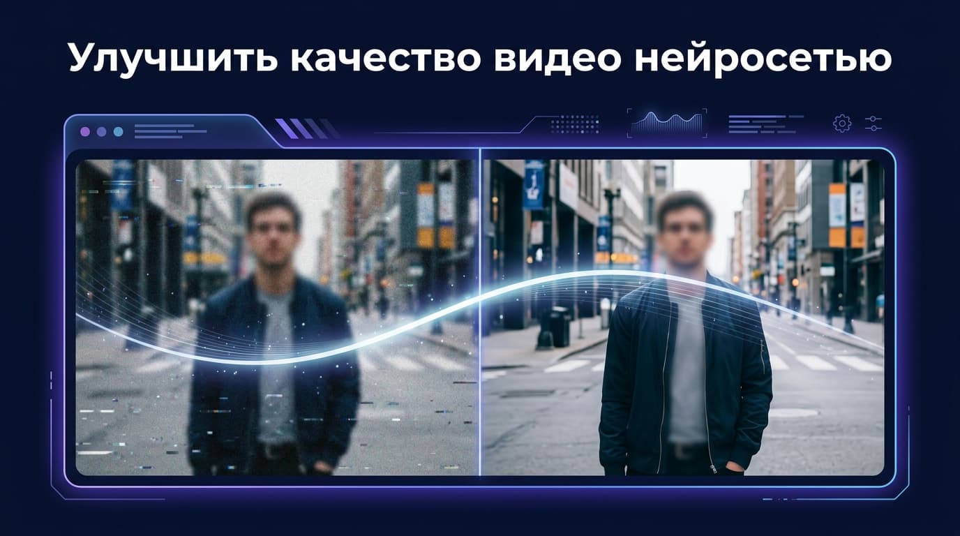 Улучшить качество видео нейросетью