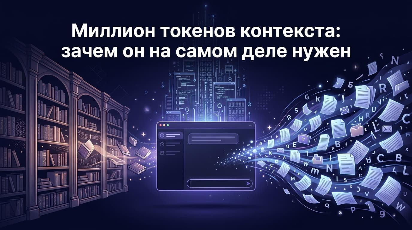 Миллион токенов контекста: зачем он на самом деле нужен