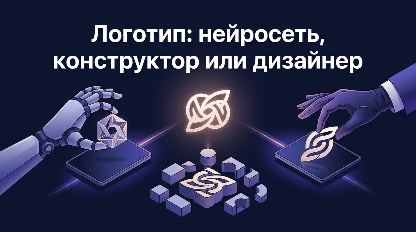 Логотип: нейросеть, конструктор или дизайнер