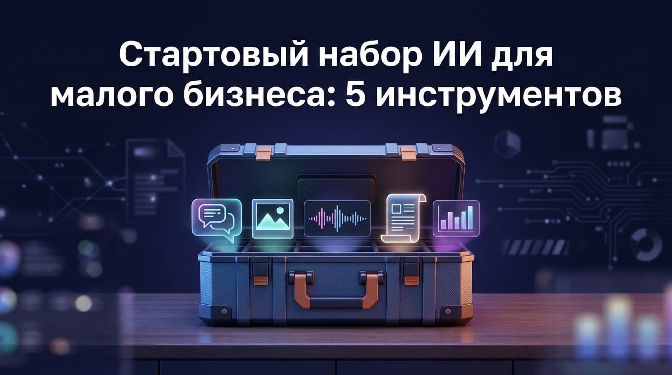 Стартовый набор ИИ для малого бизнеса: 5 инструментов