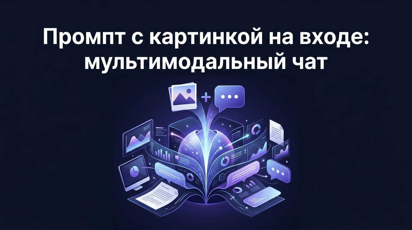 Промпт с картинкой на входе: мультимодальный чат