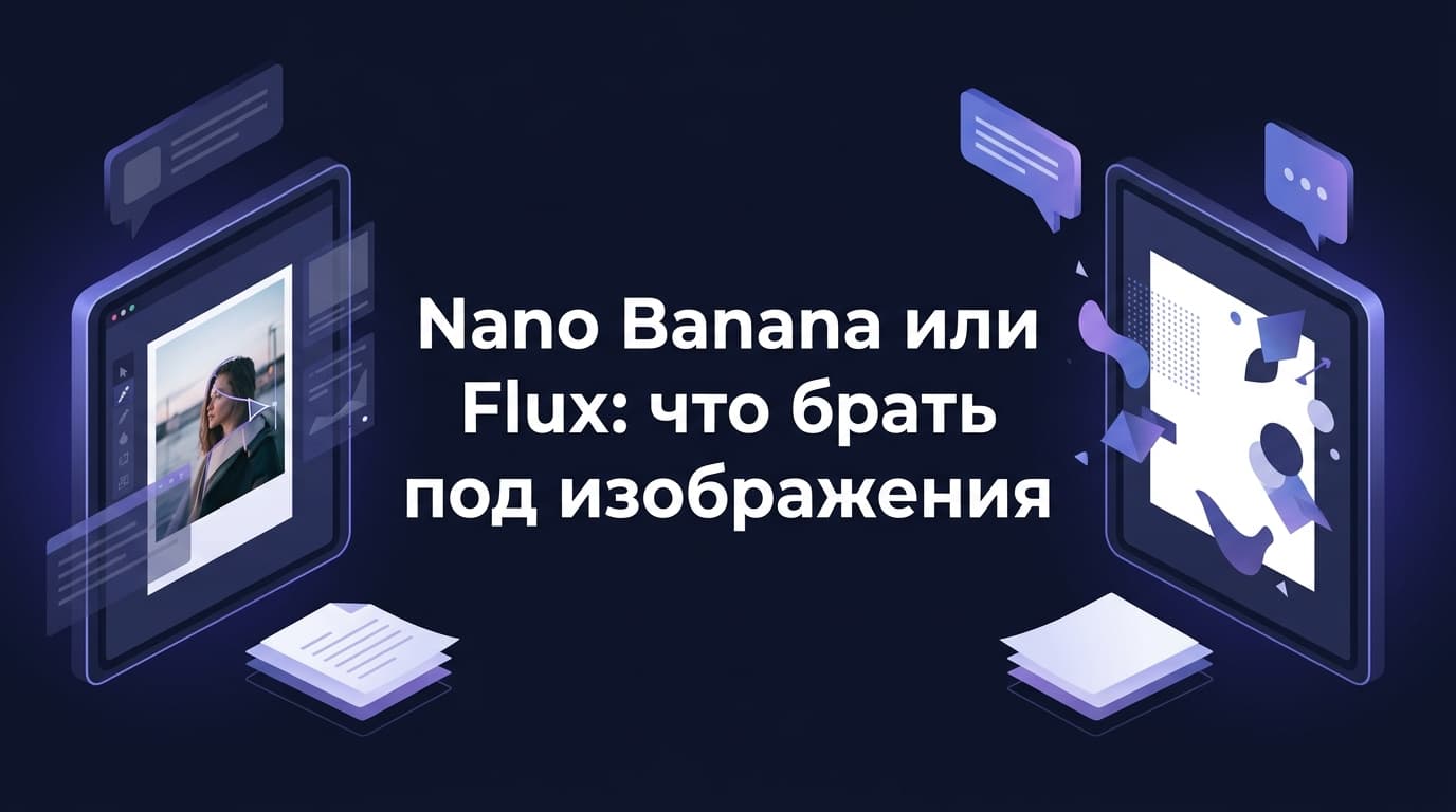 Nano Banana или Flux: что брать под изображения