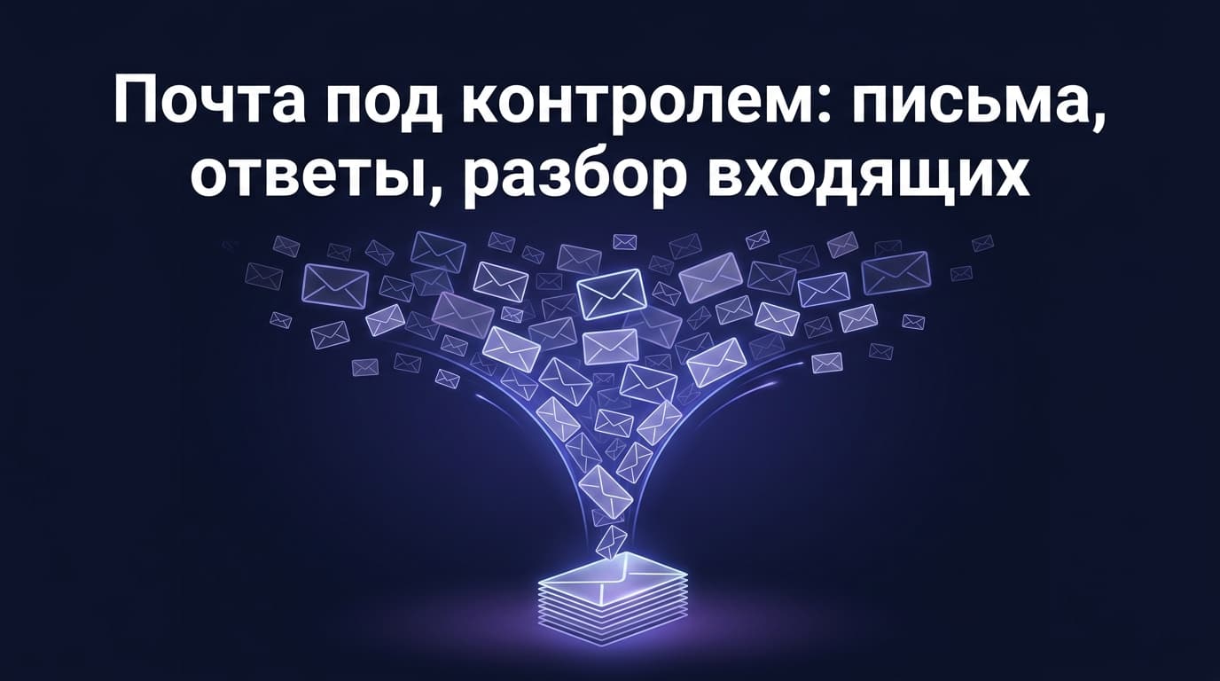 Почта под контролем: письма, ответы, разбор входящих