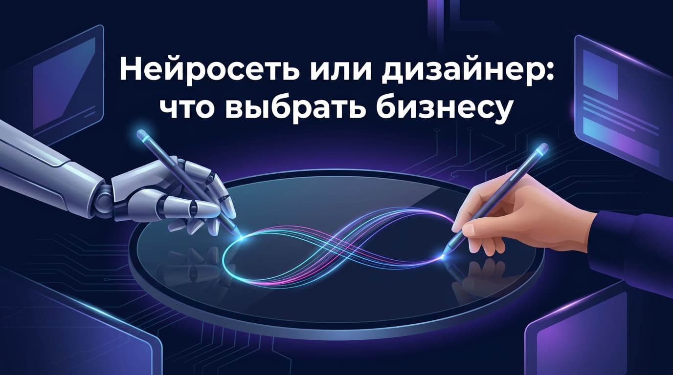Нейросеть или дизайнер: что выбрать бизнесу