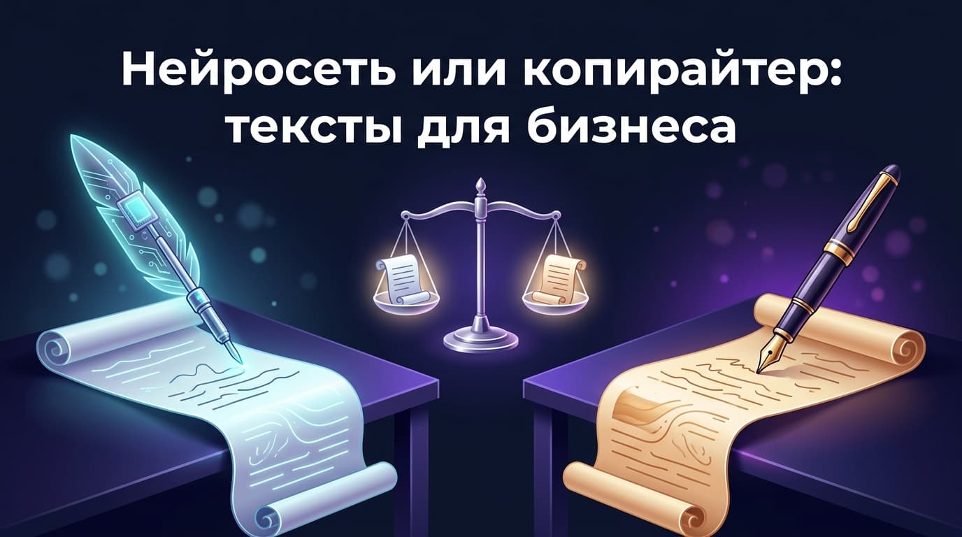 Нейросеть или копирайтер: тексты для бизнеса
