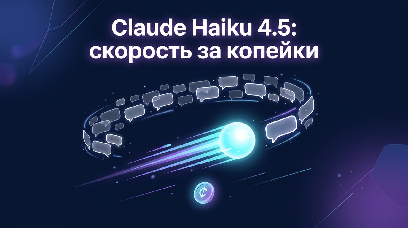 Claude Haiku 4.5: скорость за копейки