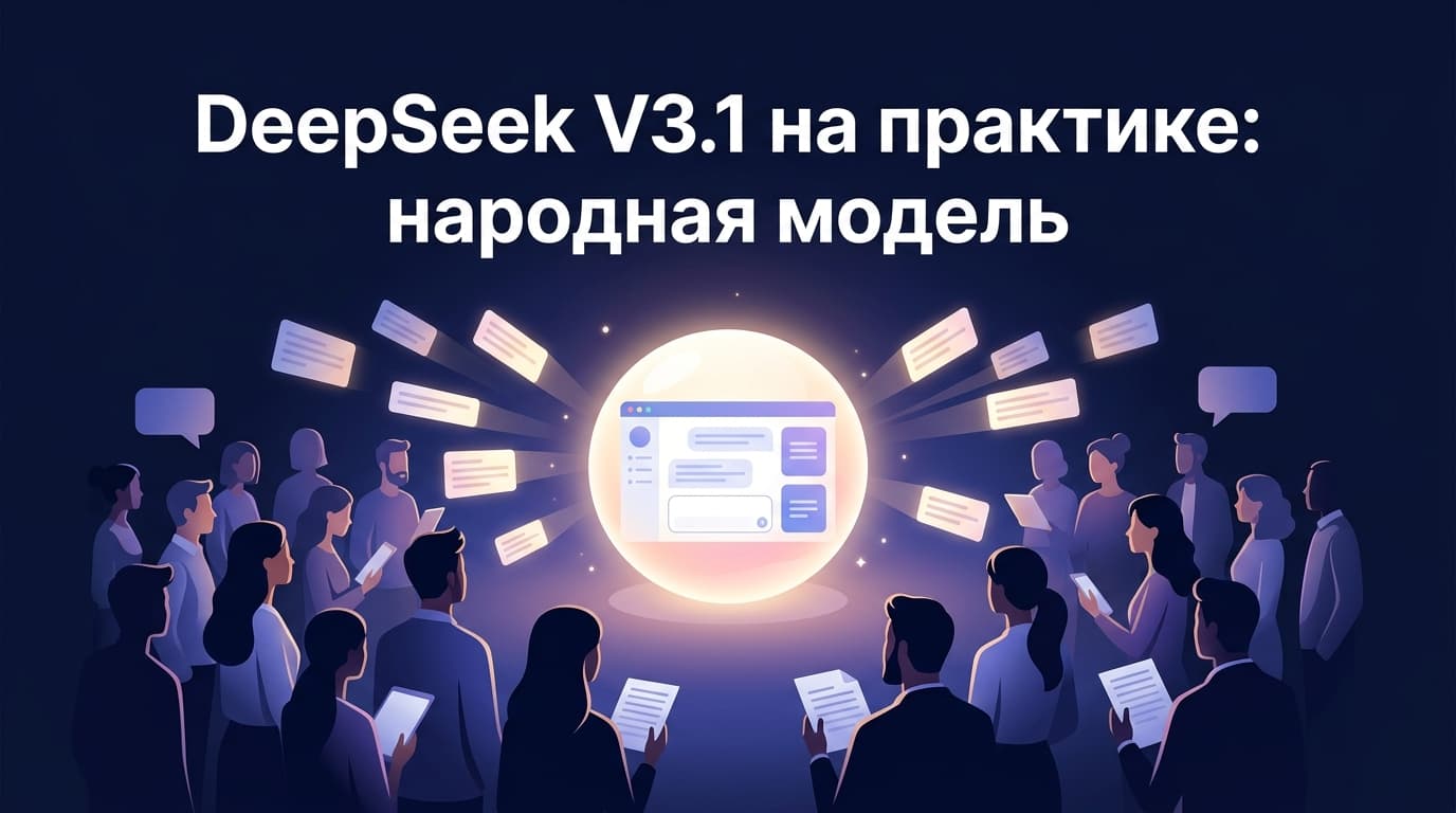 DeepSeek V3.1 на практике: народная модель