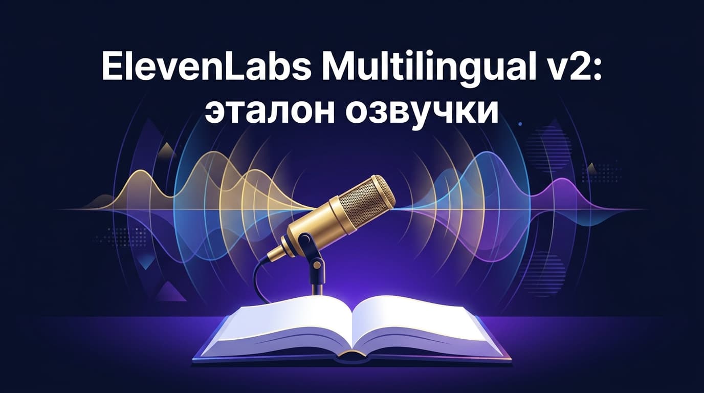 ElevenLabs Multilingual v2: эталон озвучки