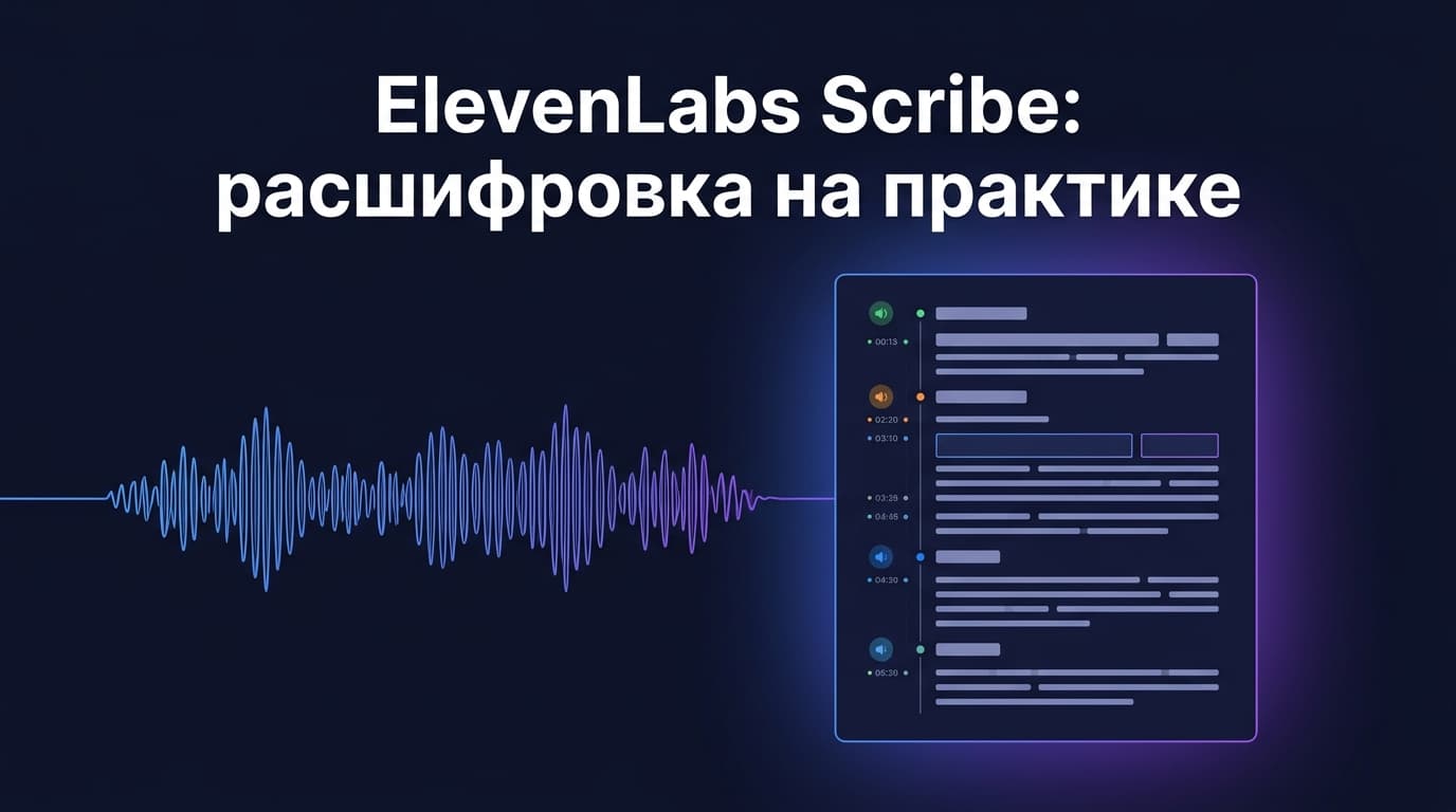 ElevenLabs Scribe: расшифровка на практике