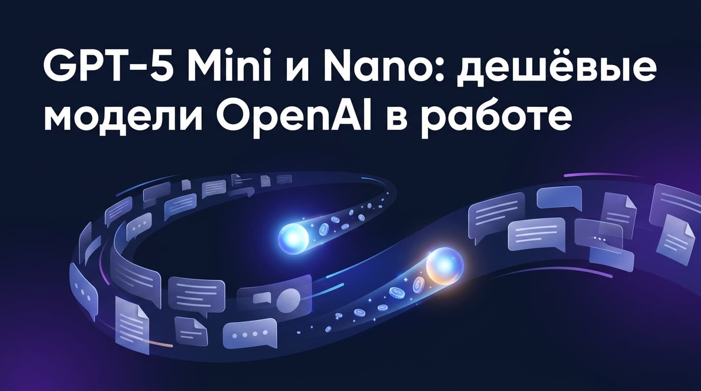 GPT-5 Mini и Nano: дешёвые модели OpenAI в работе