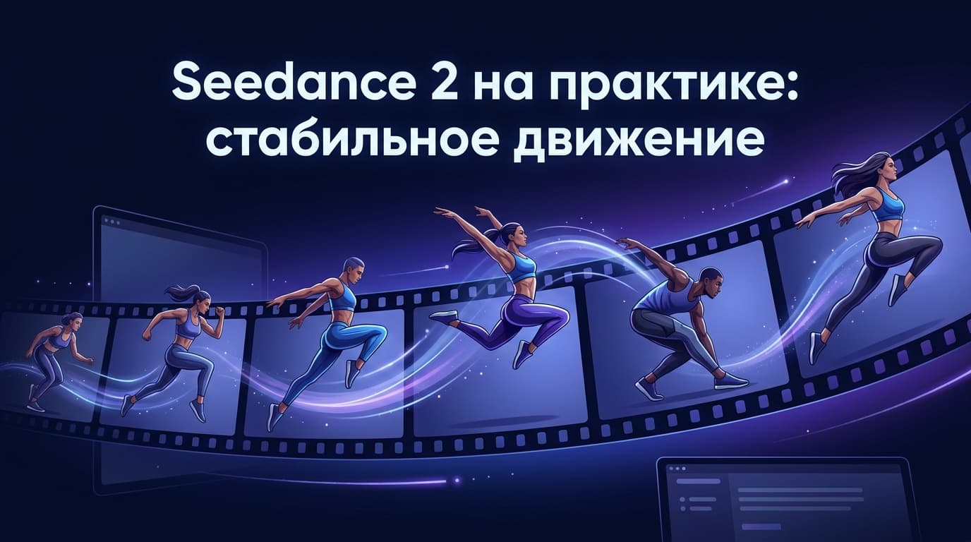 Seedance 2 на практике: стабильное движение
