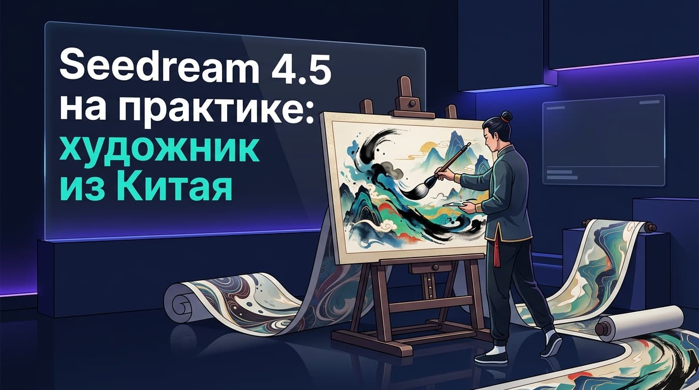 Seedream 4.5 на практике: художник из Китая