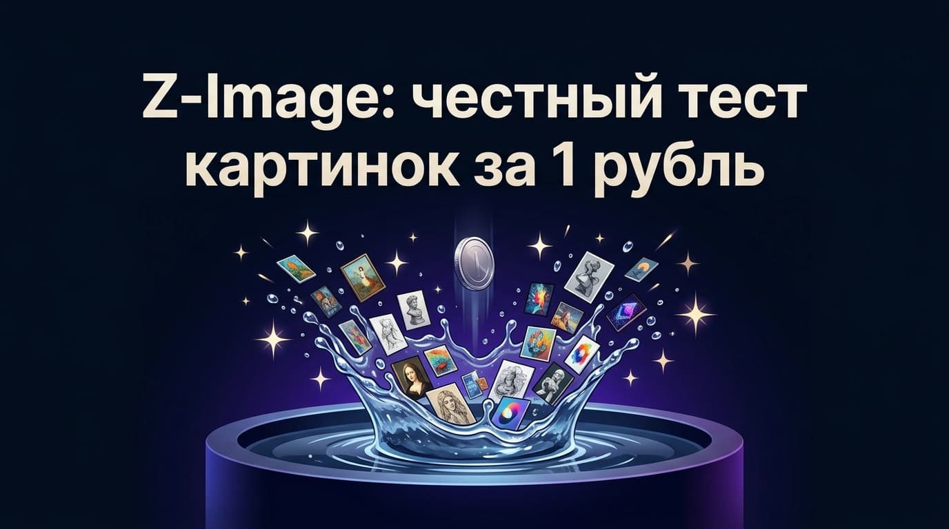 Z-Image: честный тест картинок за 1 рубль