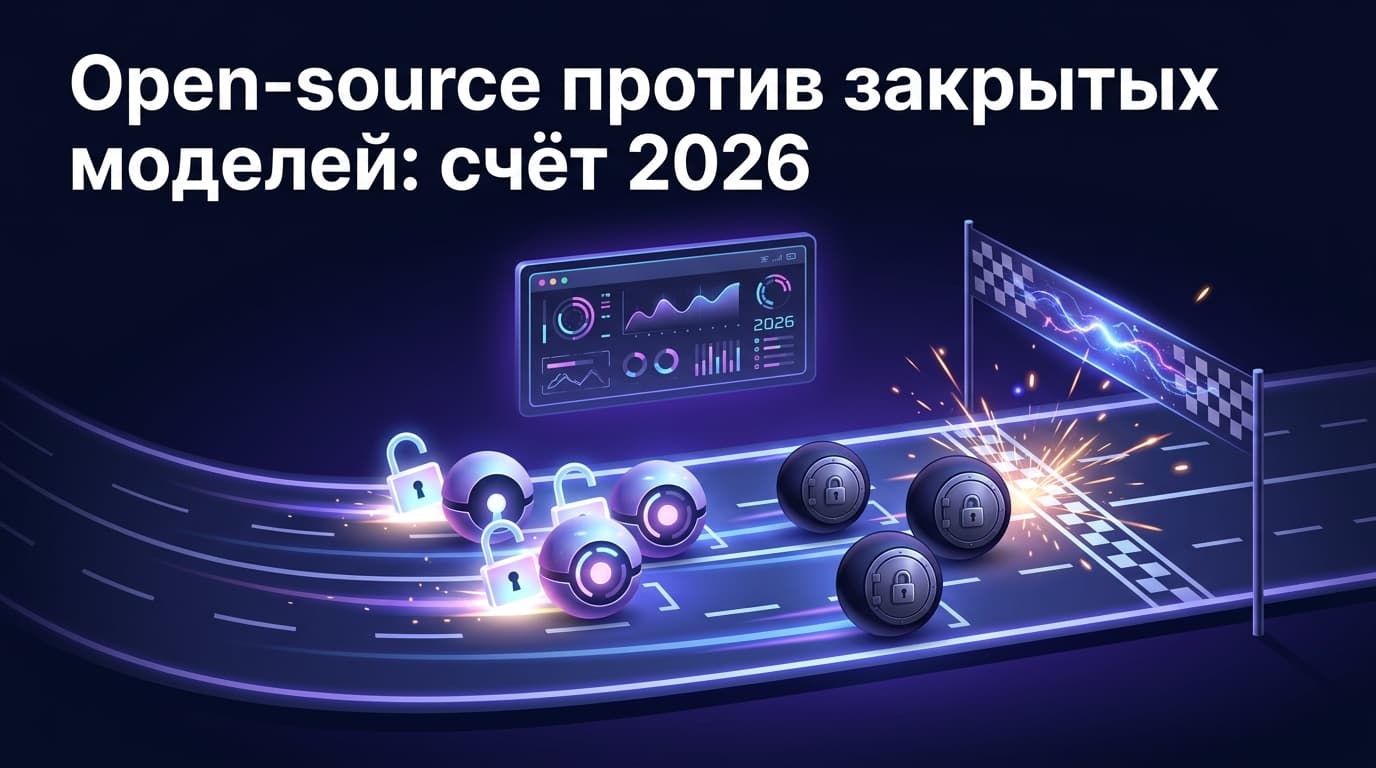 Open-source против закрытых моделей: счёт 2026