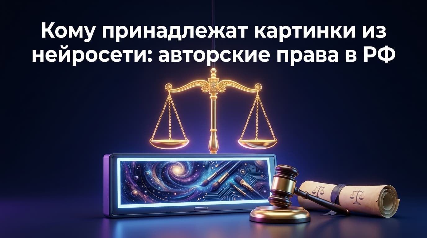Кому принадлежат картинки из нейросети: авторские права в РФ