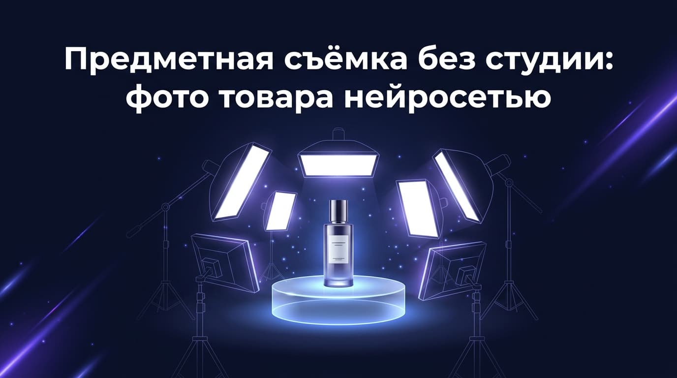 Предметная съёмка без студии: фото товара нейросетью