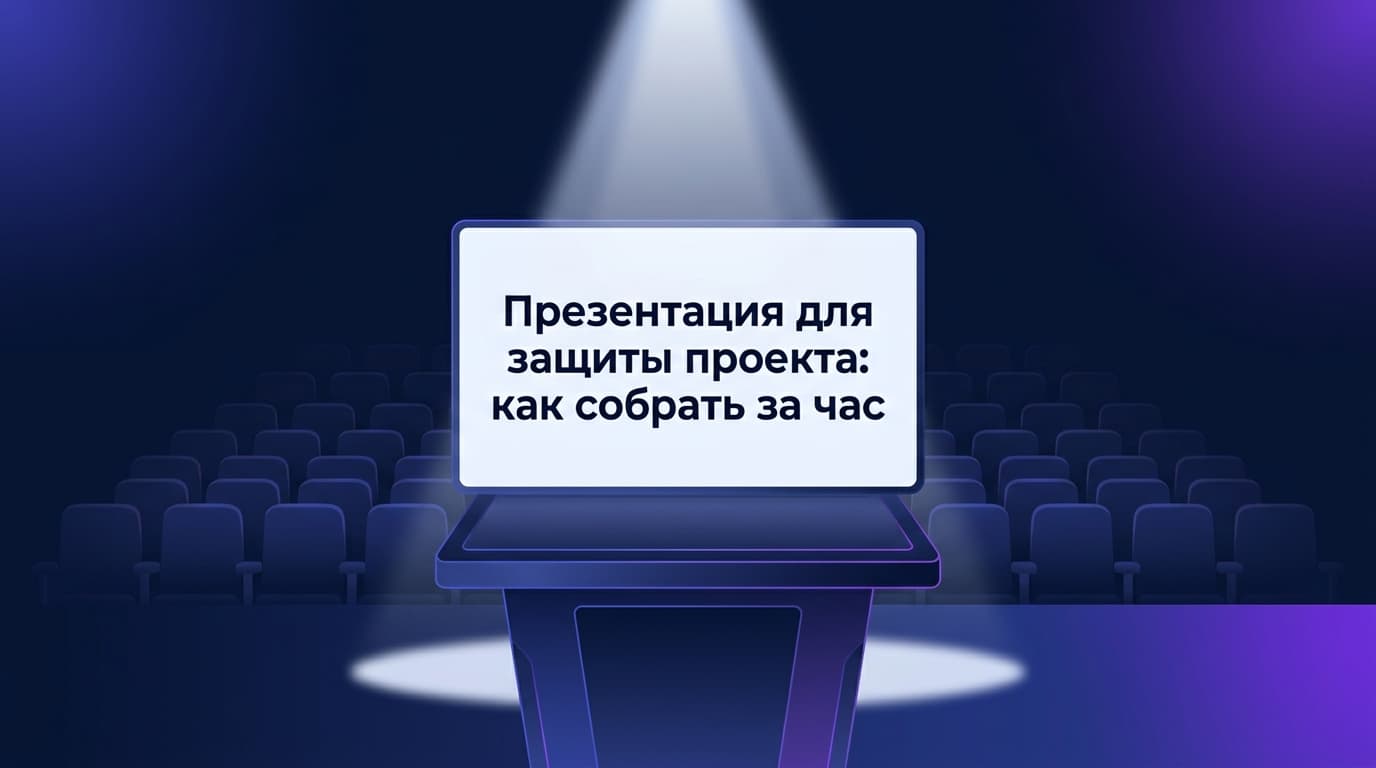 Презентация для защиты проекта: как собрать за час