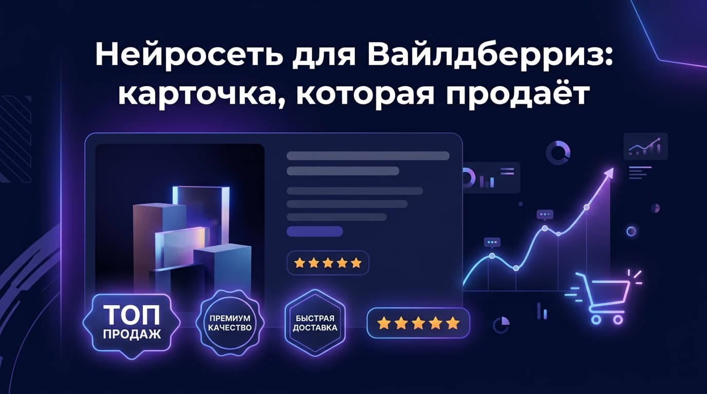 Нейросеть для Вайлдберриз: карточка, которая продаёт
