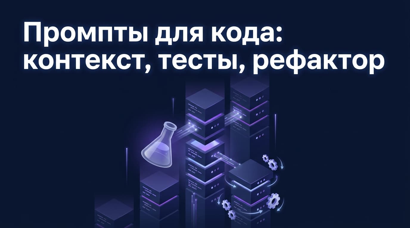 Промпты для кода: контекст, тесты, рефактор