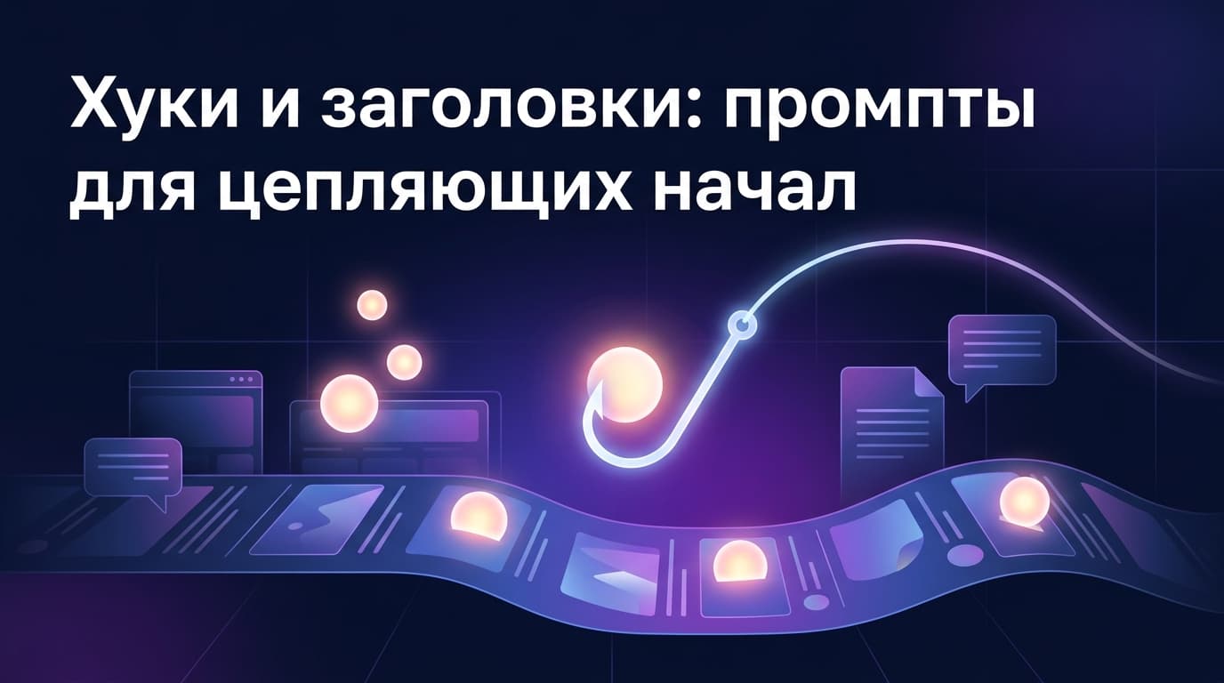 Хуки и заголовки: промпты для цепляющих начал