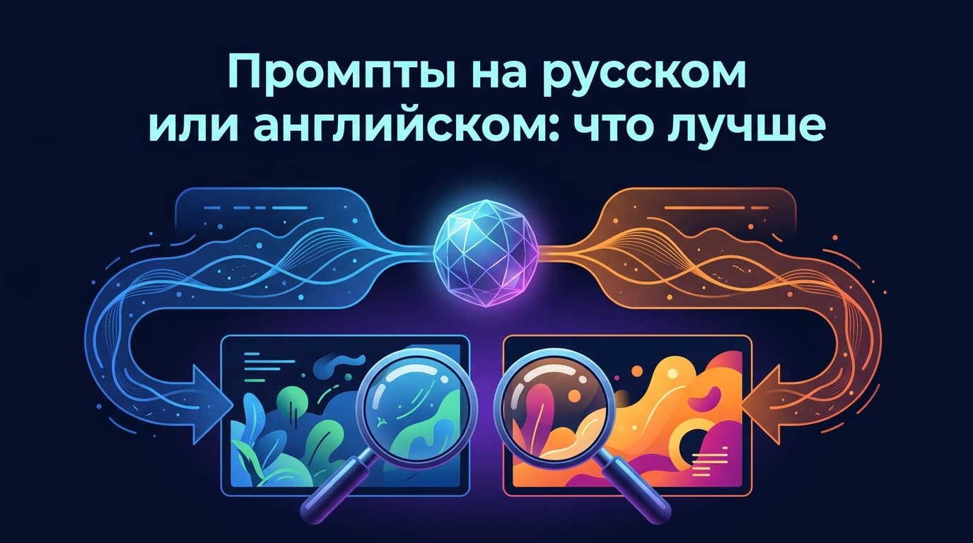 Промпты на русском или английском: что лучше