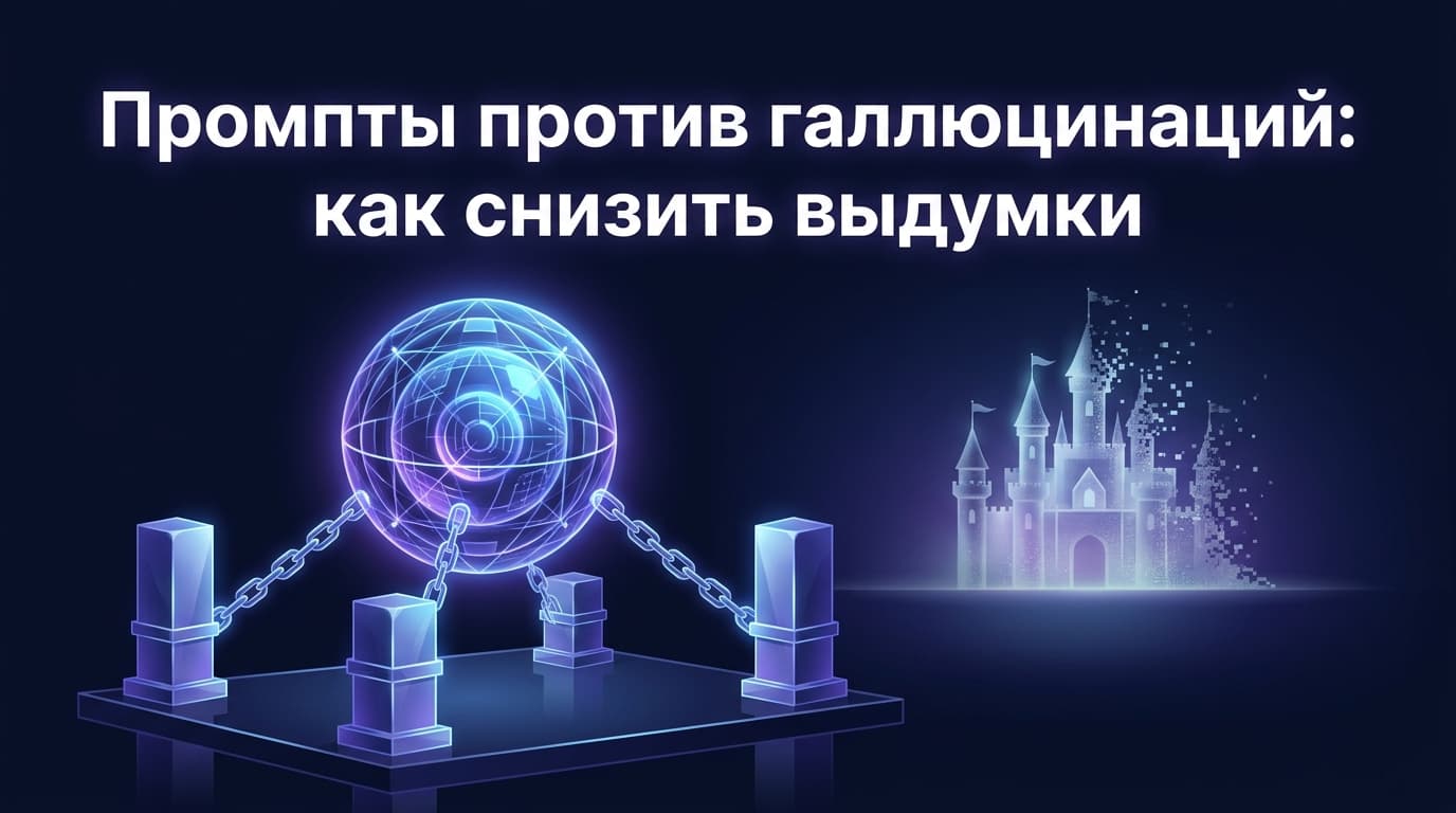 Промпты против галлюцинаций: как снизить выдумки