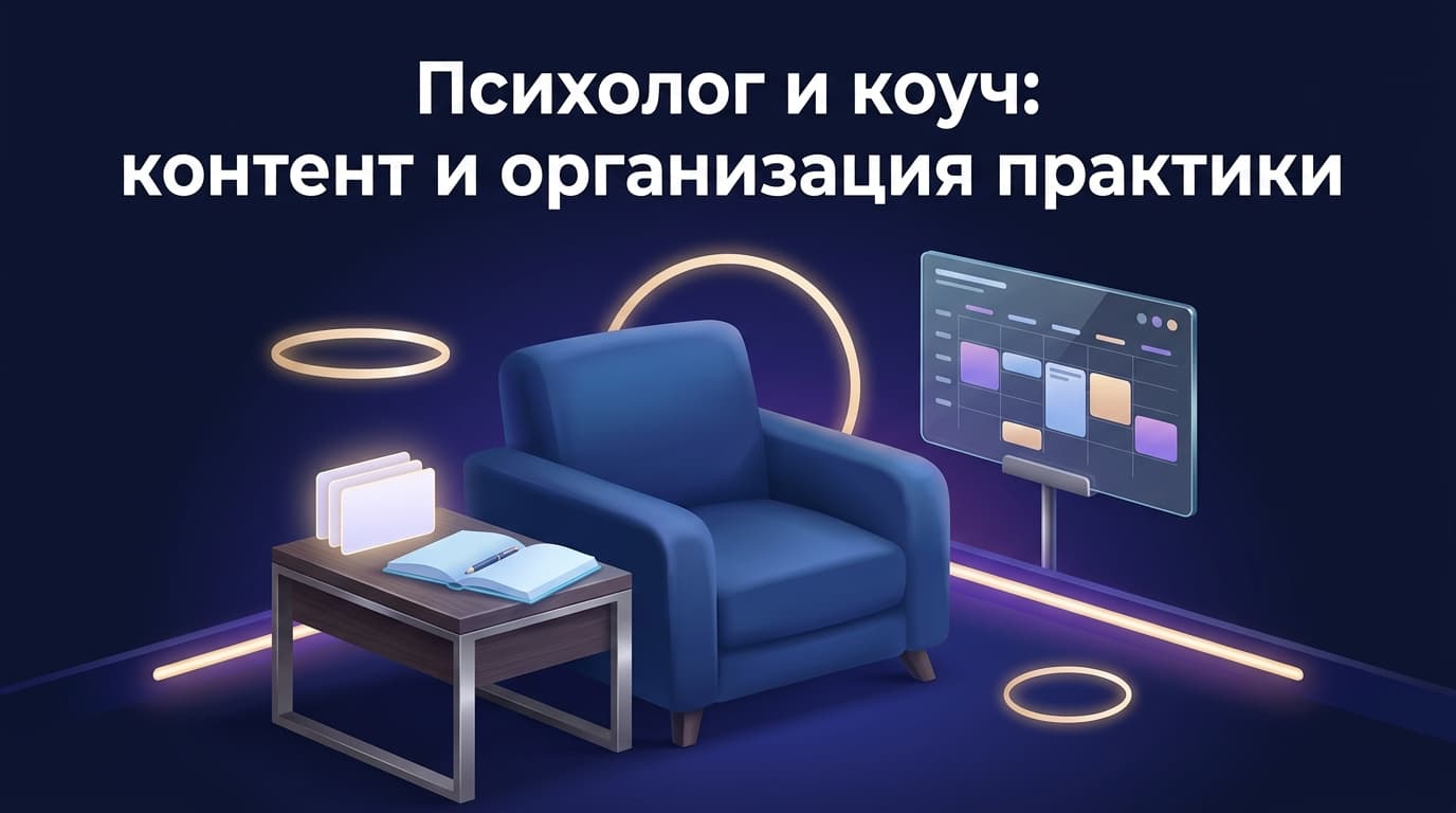 Психолог и коуч: контент и организация практики