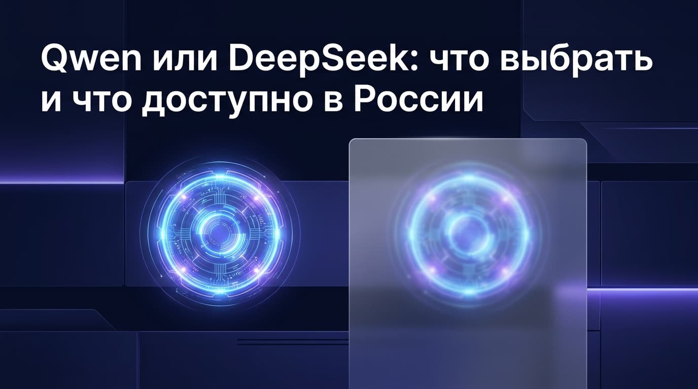 Qwen или DeepSeek: что выбрать и что доступно в России