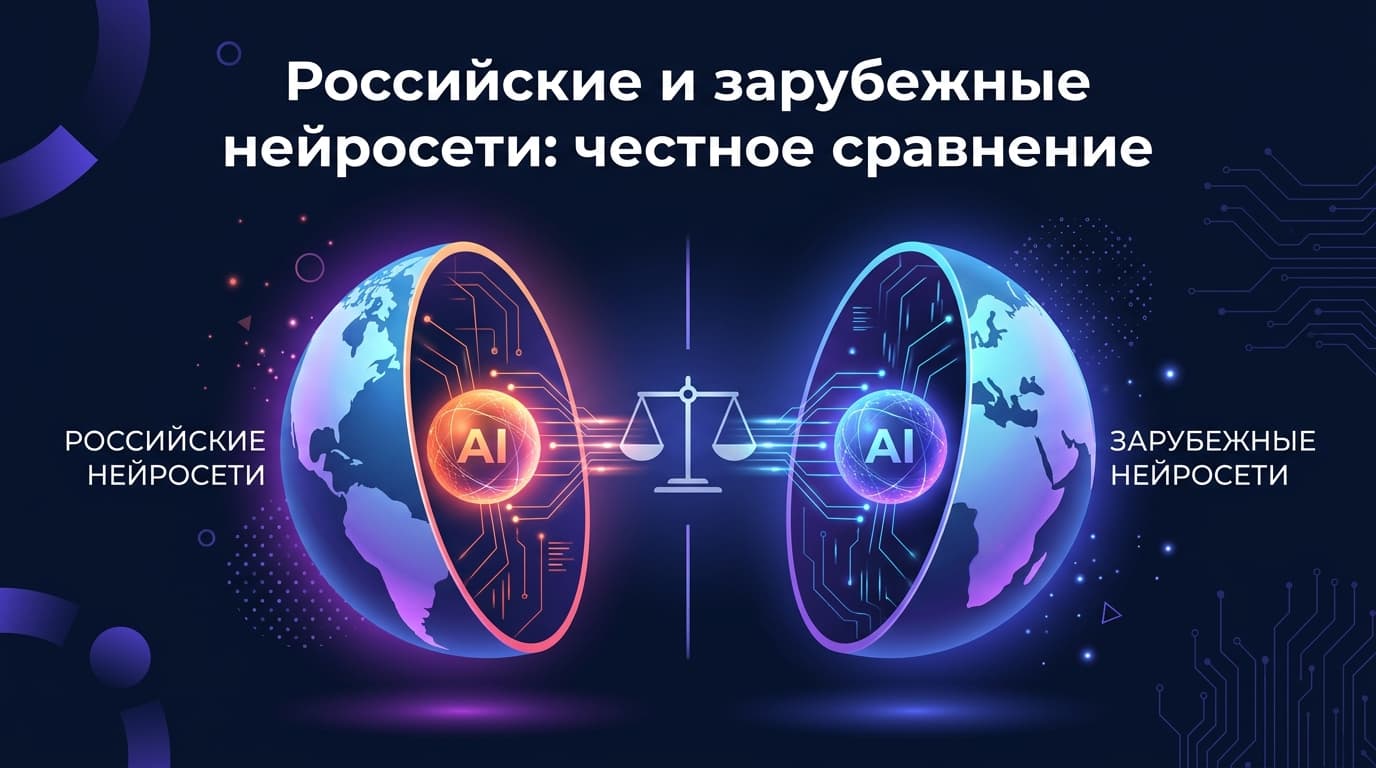 Российские и зарубежные нейросети: честное сравнение