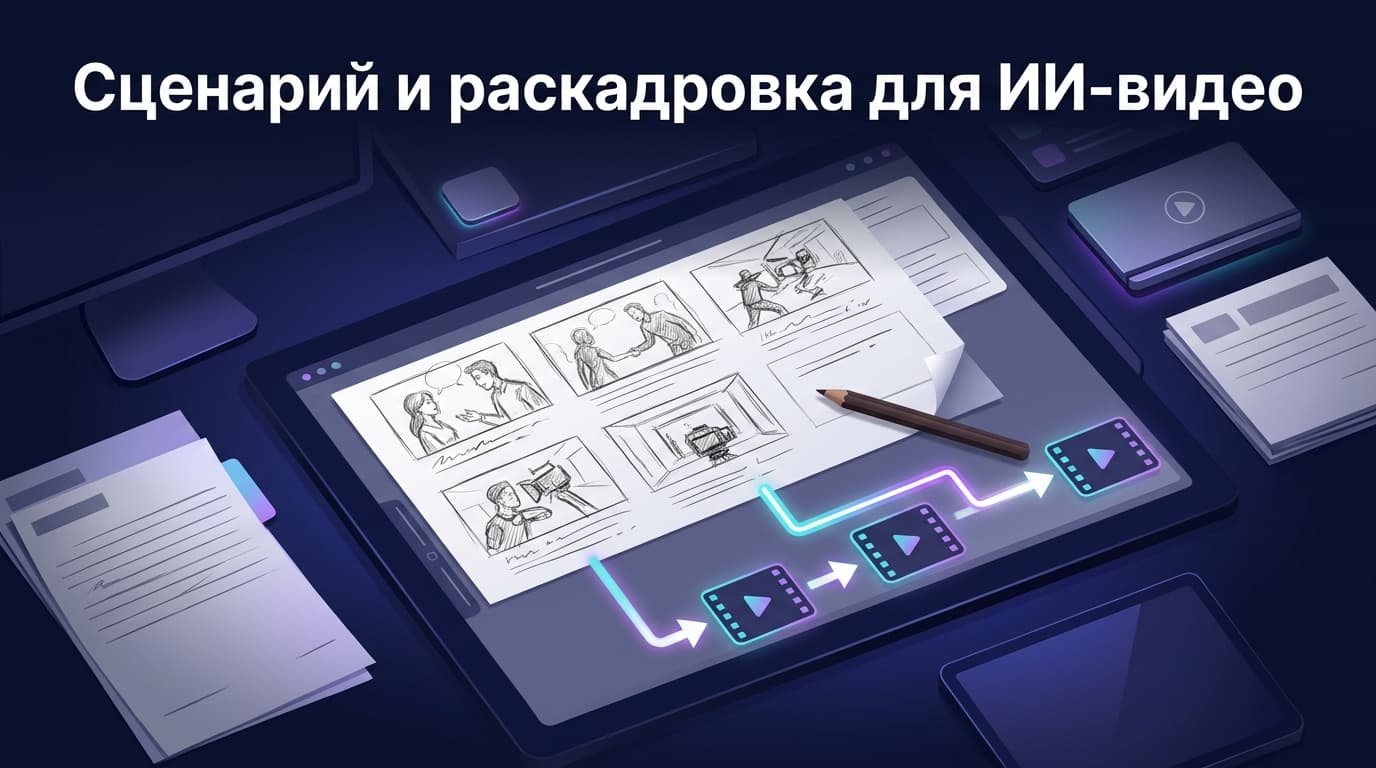 Сценарий и раскадровка для ИИ-видео