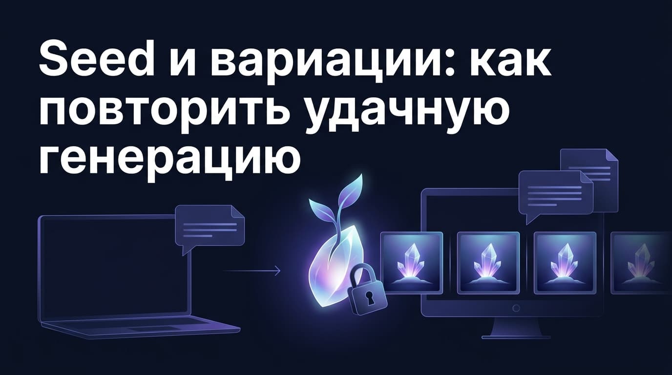 Seed и вариации: как повторить удачную генерацию