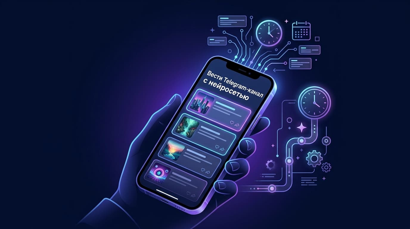 Вести Telegram-канал с нейросетью