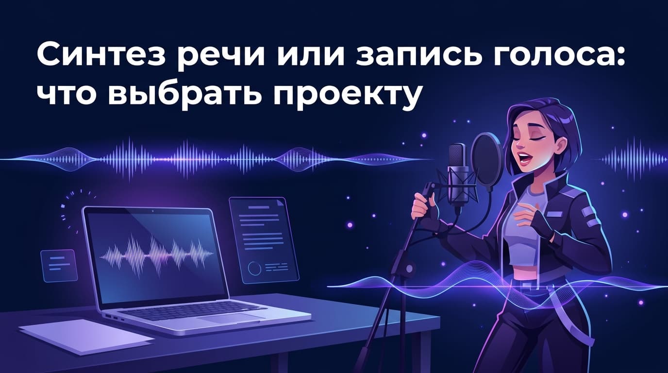Синтез речи или запись голоса: что выбрать проекту