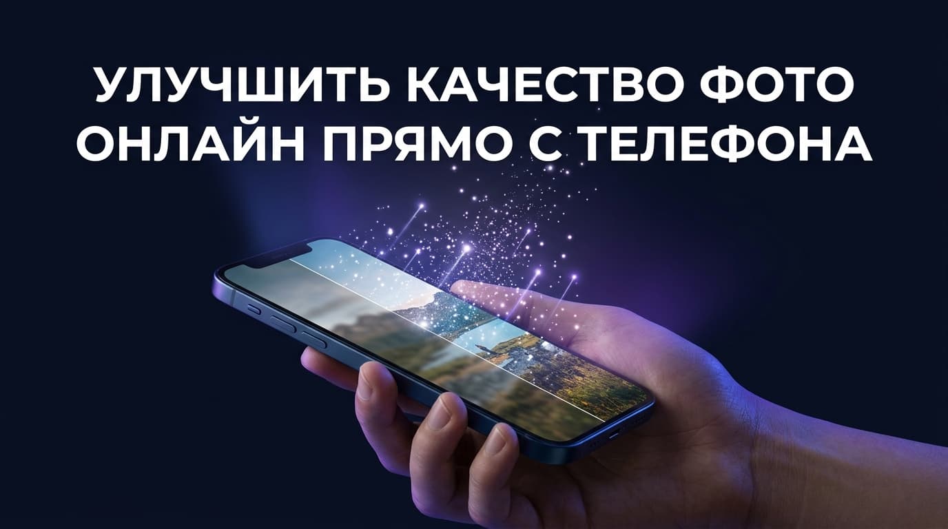 Улучшить качество фото онлайн прямо с телефона