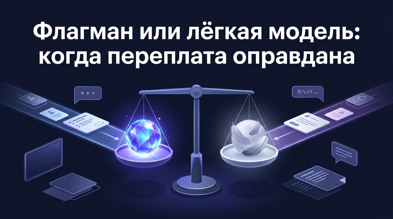 Флагман или лёгкая модель: когда переплата оправдана