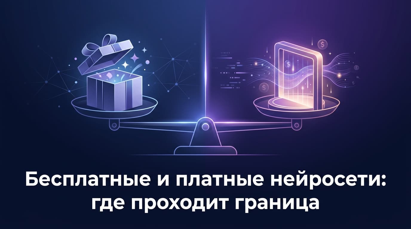 Бесплатные и платные нейросети: где проходит граница