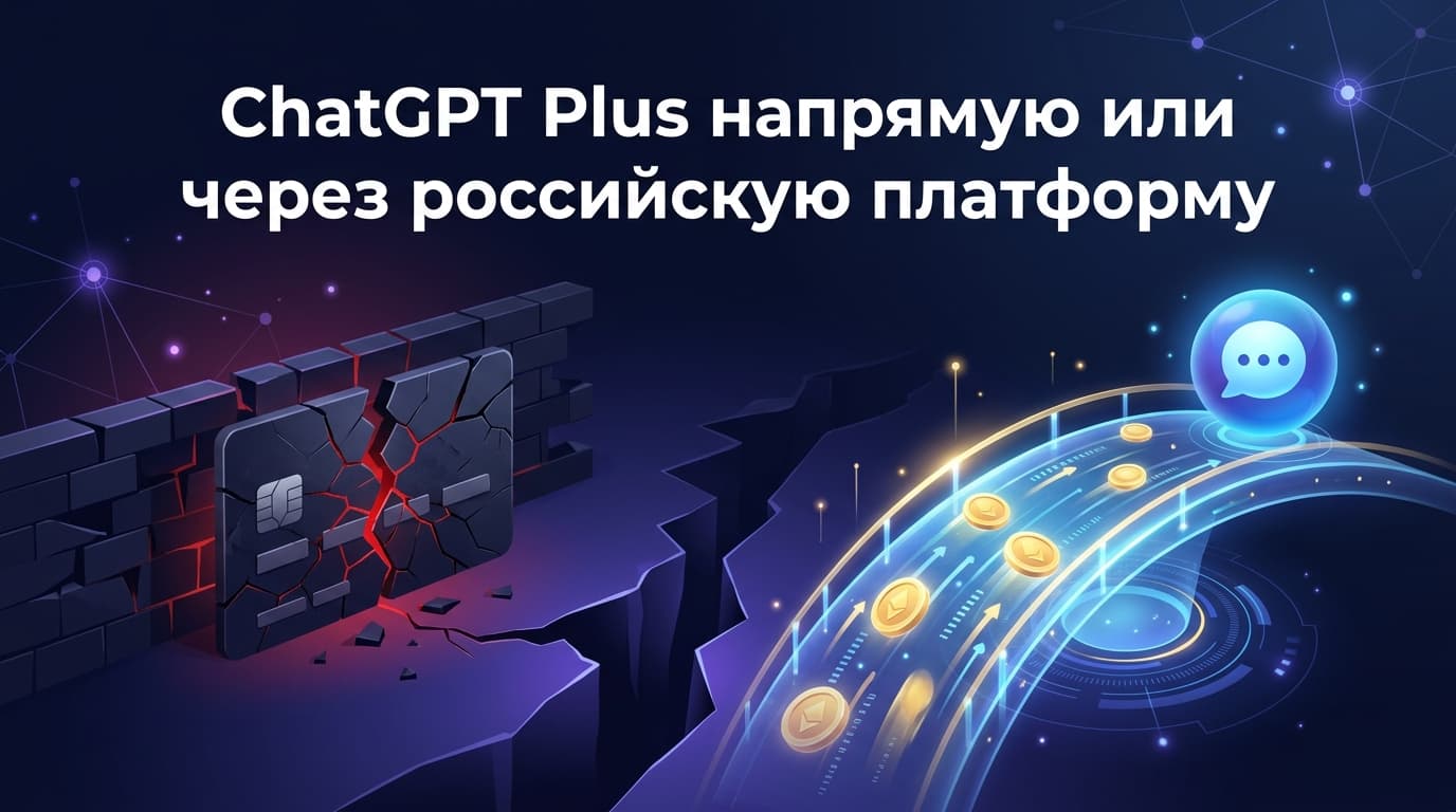 ChatGPT Plus напрямую или через российскую платформу