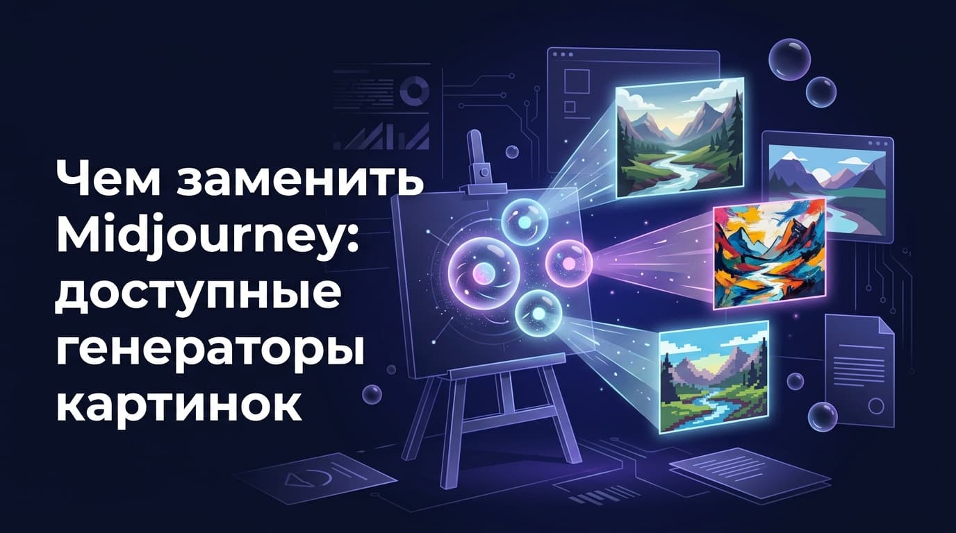 Чем заменить Midjourney: доступные генераторы картинок