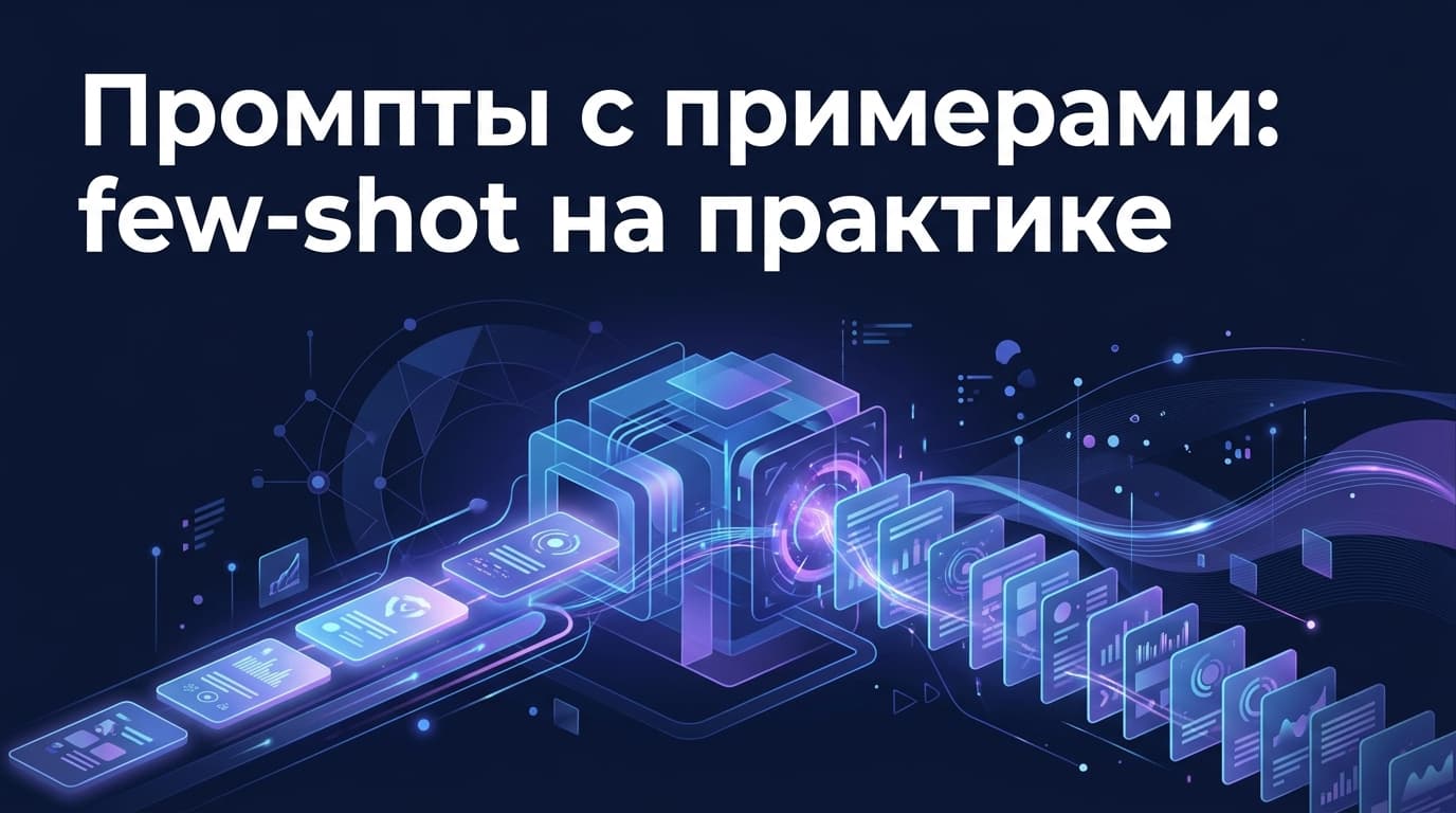 Промпты с примерами: few-shot на практике