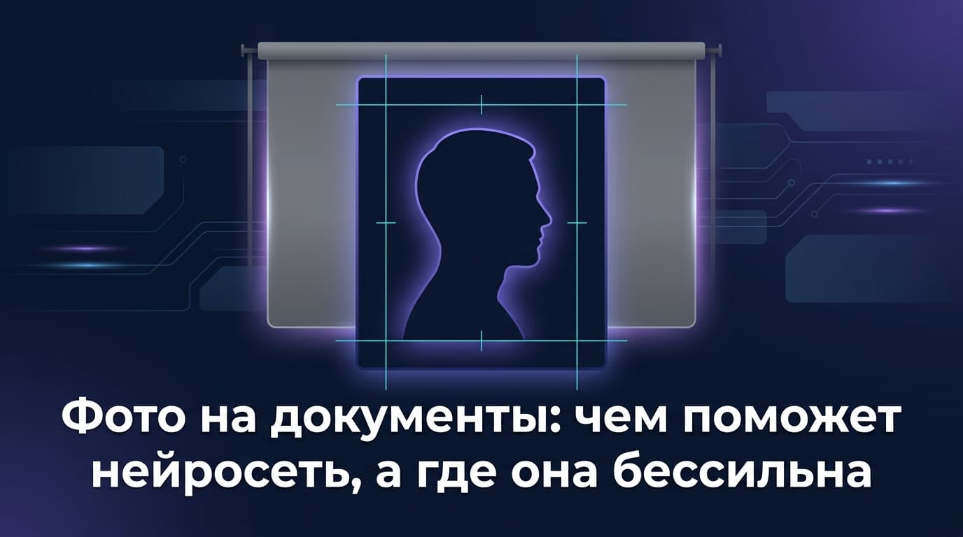 Фото на документы: чем поможет нейросеть, а где она бессильна