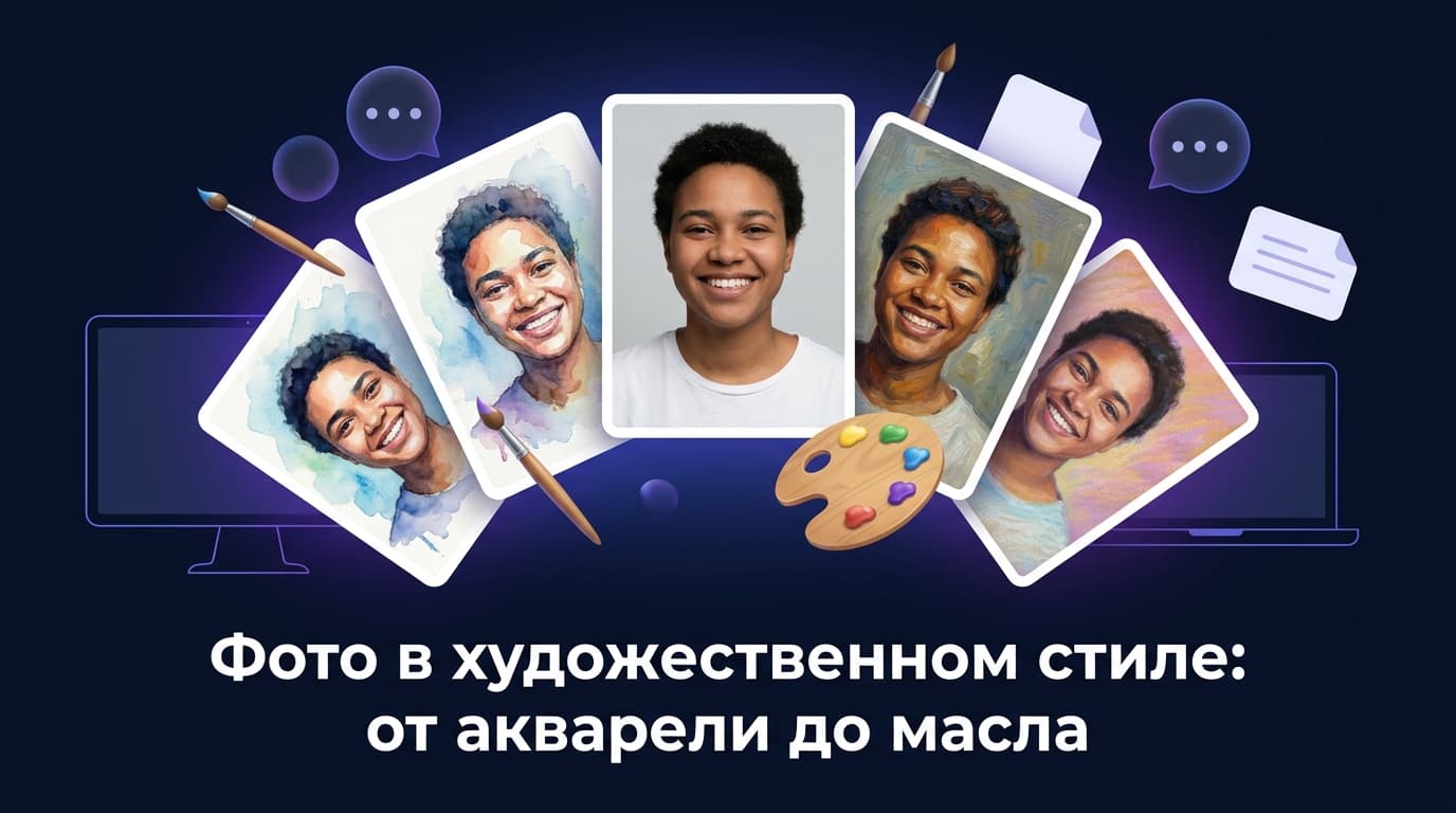 Фото в художественном стиле: от акварели до масла