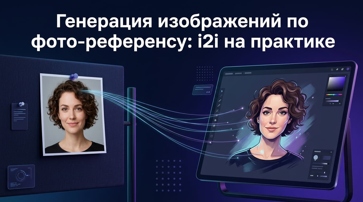 Генерация изображений по фото-референсу: i2i на практике